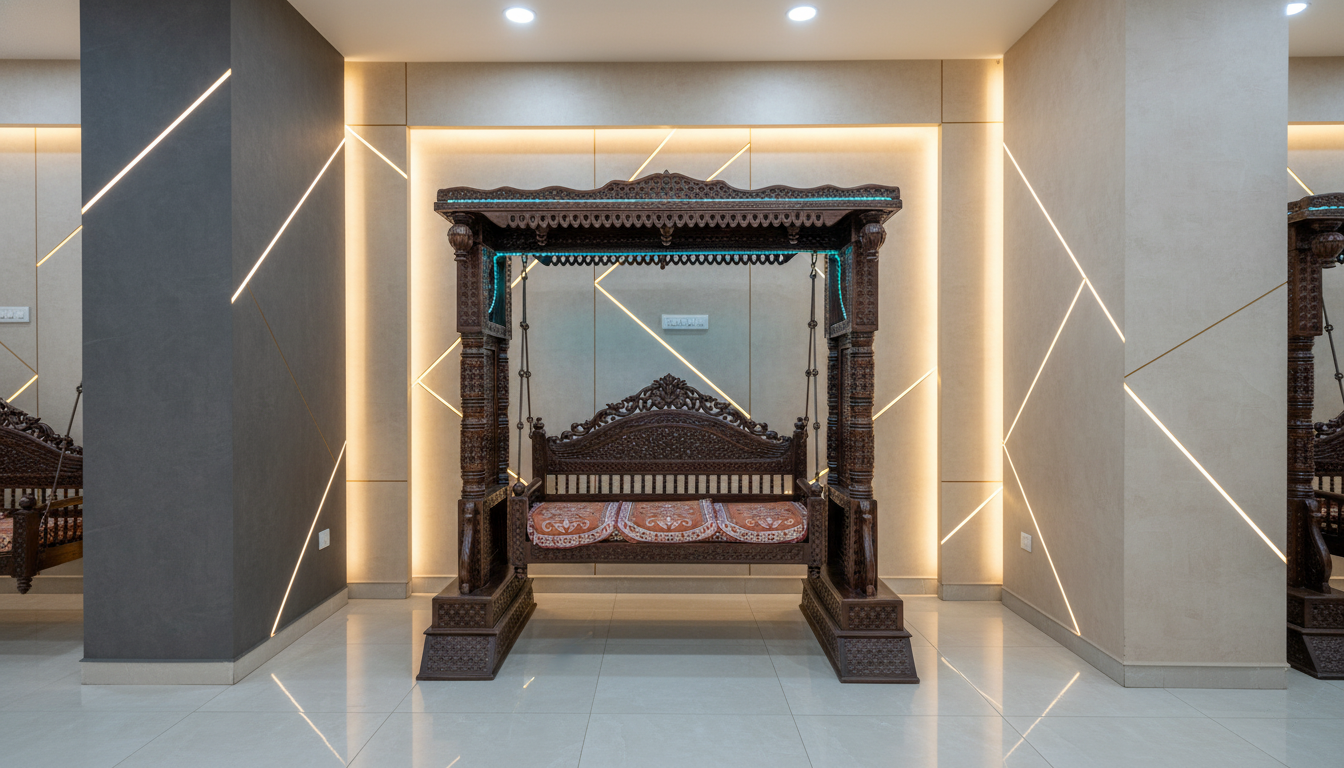 Vintage European Indian Fusion Jhula